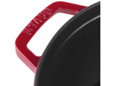 Кокот Staub круглый, 24 см, 4,7 л вишневый
