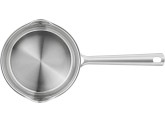 Набор посуды ZWILLING TrueFlow из 3 предметов, нержавеющая сталь, с носиком для слива, подходит для индукционных плит, серебристый.
