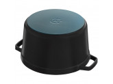 Кокот Staub круглый, 24 см, 4,7 л черный