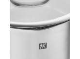 Набор посуды ZWILLING TrueFlow из 3 предметов, нержавеющая сталь, с носиком для слива, подходит для индукционных плит, серебристый.