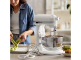 Миксер KitchenAid Heavy Duty 5KSM55SXXEWH 5,2 л, Белый