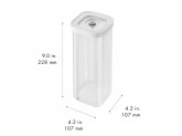 Контейнер пластиковый ZWILLING Cube для вакуумного хранения, прозрачный, 1,3 л