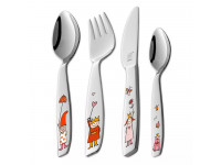 Набор из 4-х детских столовых приборов «Эмили» Zwilling, нержавеющая сталь, 1026665