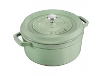 Кокот Staub круглый, 24 см, 3,8 л, шалфей