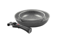 Набор сковород Ballarini Torre 24 см и 28 см c антипригарным покрытием и 1 съемной ручкой