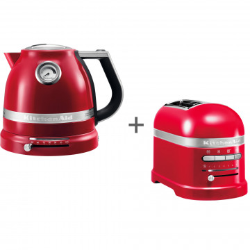 Набор завтрак KitchenAid чайник 5KEK1522EER + тостер 5KMT2204EER Красный