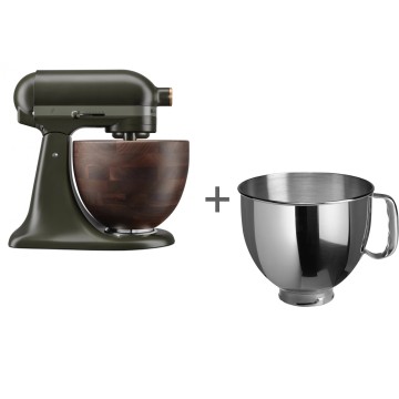 Планетарный миксер KitchenAid ARTISAN 5KSM180WSEEG, 4.8 л, Темно-зеленый + Чаша из стали KitchenAid 5K5THSBP в подарок!