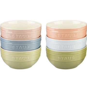 Набор мисок Staub 14 см, 6 шт., разноцветные