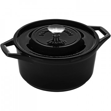 Кастрюля чугунная Swiss Diamond PC1225CBK