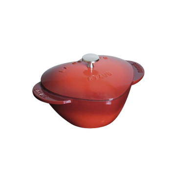 Кокот Staub "Сердце" 20 см, вишневый
