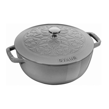 Кокот Staub "Лилия" 24 см, 3,6 л, серый графит