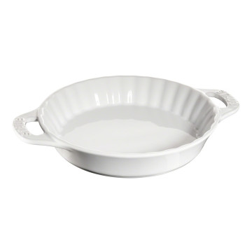 Форма Staub для пирога керамическая, 28 см, белая