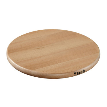 Подставка под горячее Staub деревянная, магнитная, круглая, 16,5 см