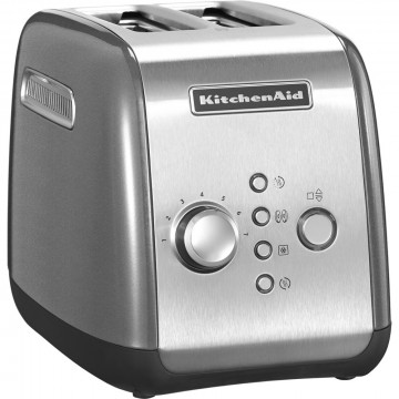 Тостер KitchenAid 5KMT221ECU Серебристый по контуру