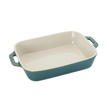 Форма для запекания Staub прямоугольная 20х16 см, античный бирюзовый