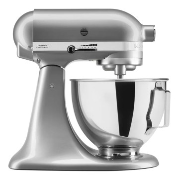 Настольный миксер с откидным блоком KitchenAid ARTISAN 4,3л. Матовый хром