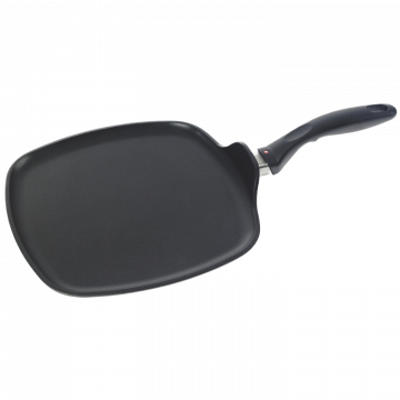 Алюминиевая блинная сковорода с алмазным покрытием 28x28 см, Черная, Swiss Diamond XD Classic+ Induction