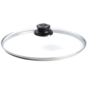 Стеклянная крышка круглая с ручкой из бакелита 32 см Swiss Diamond Lids