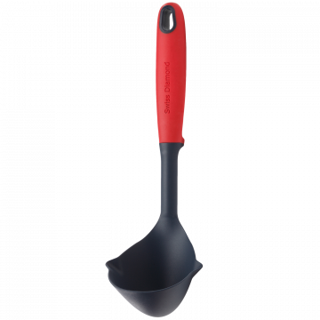 Половник, 33 cм, пластик/силикон, Красный Swiss Diamond Kitchen Tools