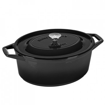 Кастрюля чугунная Swiss Diamond PC1329CBK