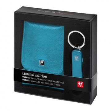 Маникюрный набор Zwilling из 3-х предметов Twinox, бирюзовый
