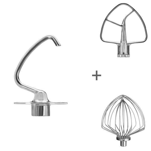 Комплект: Крюк + Лопатка + Венчик для смешивания KitchenAid 3 по цене одного