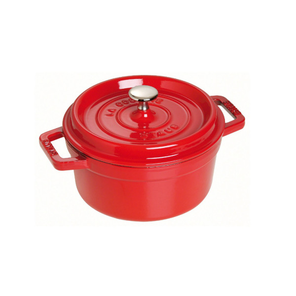 Кокот Staub круглый, 28 см, 6,7 л, вишневый