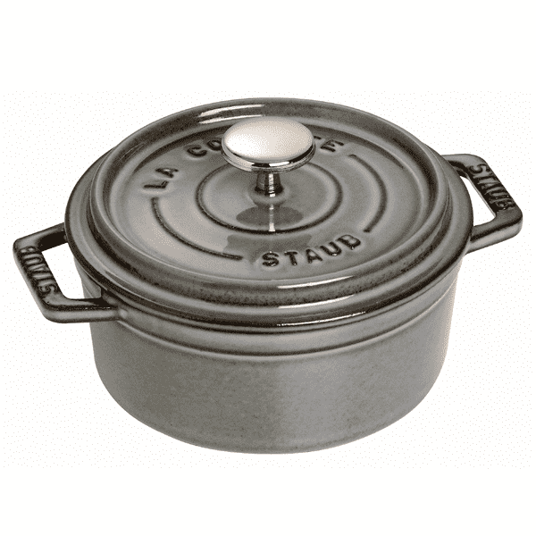 Кокот Staub круглый, 26 см, 5.2 л, серый графит