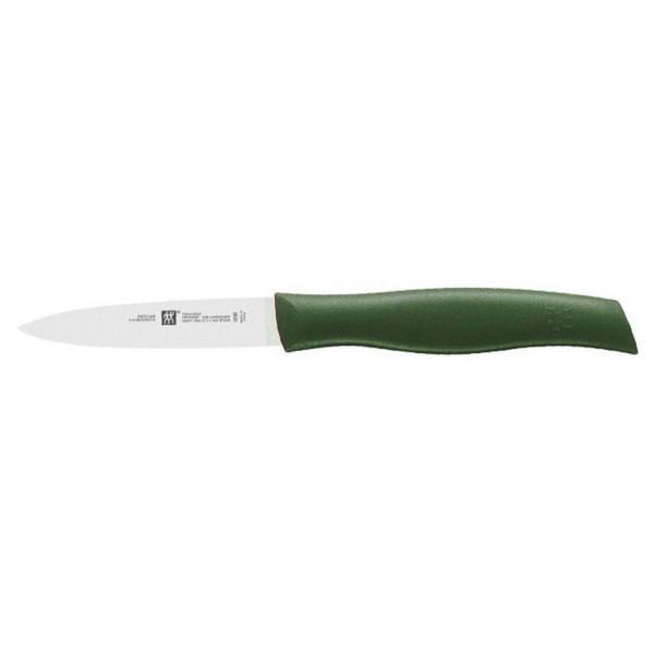 Нож 100 мм, для чистки овощей, зеленый, ZWILLING TWIN Grip